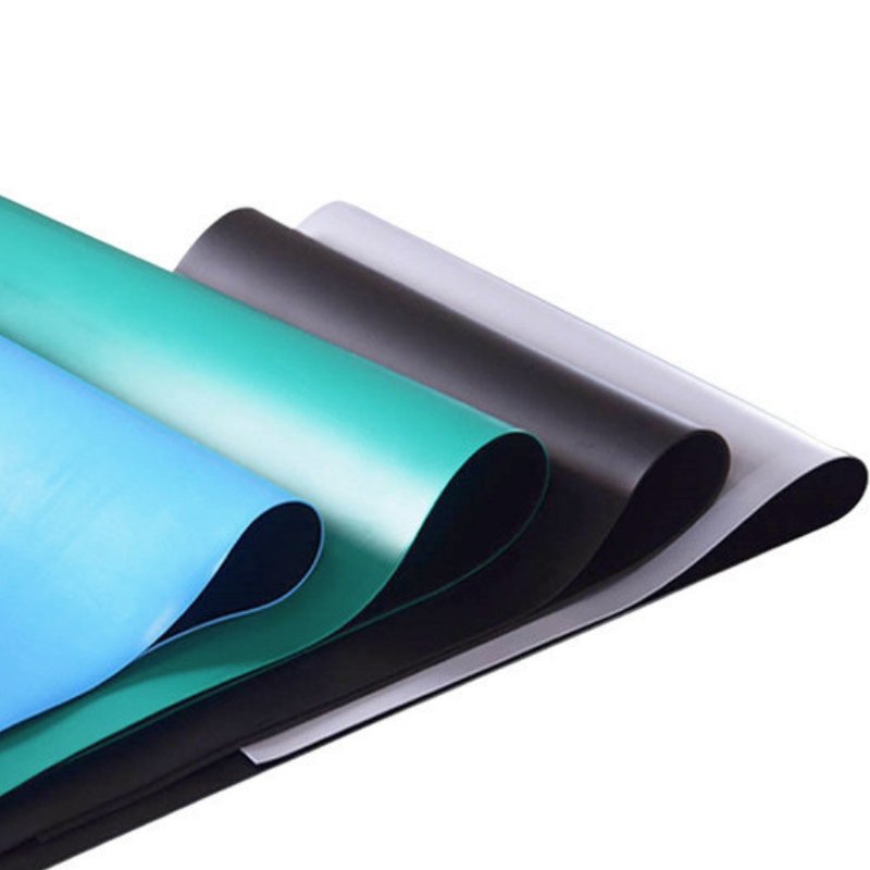 Anti-static rubber sheet