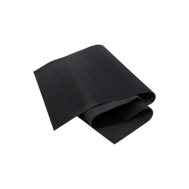 Fine stripe rubber pad