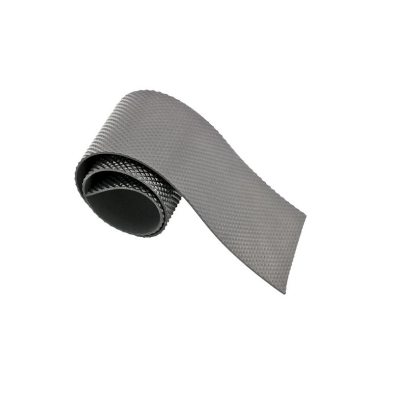 Pyramid-patterned rubber sheet