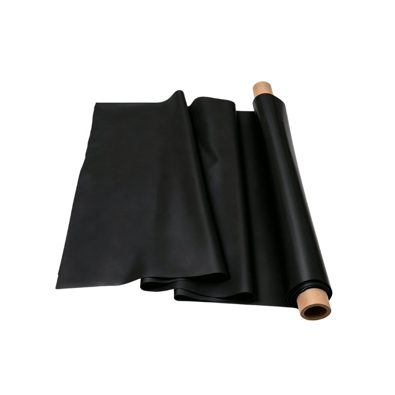 Woven rubber sheet